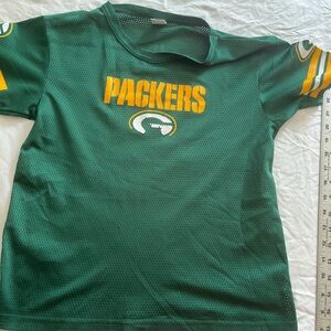 Vintage Franklin  Kids Green Packers Jersey #17 size M fair condition